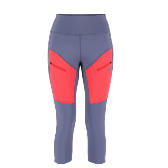 NEW❤️Kari Traa Ane Hiking Capri leggings in moon - UPF 40+ $129 - Picture 2 of 11